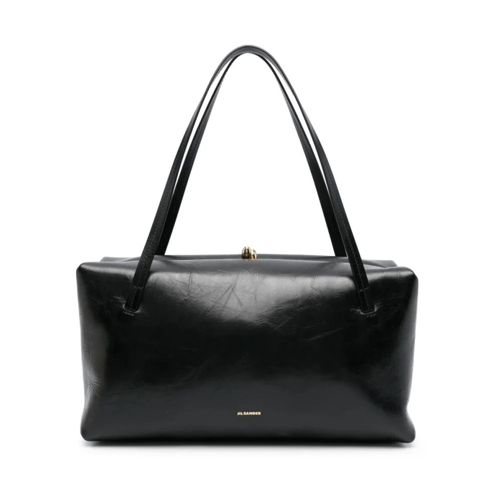 Jil Sander Goji Kussen Handvat Tas Black Dames
