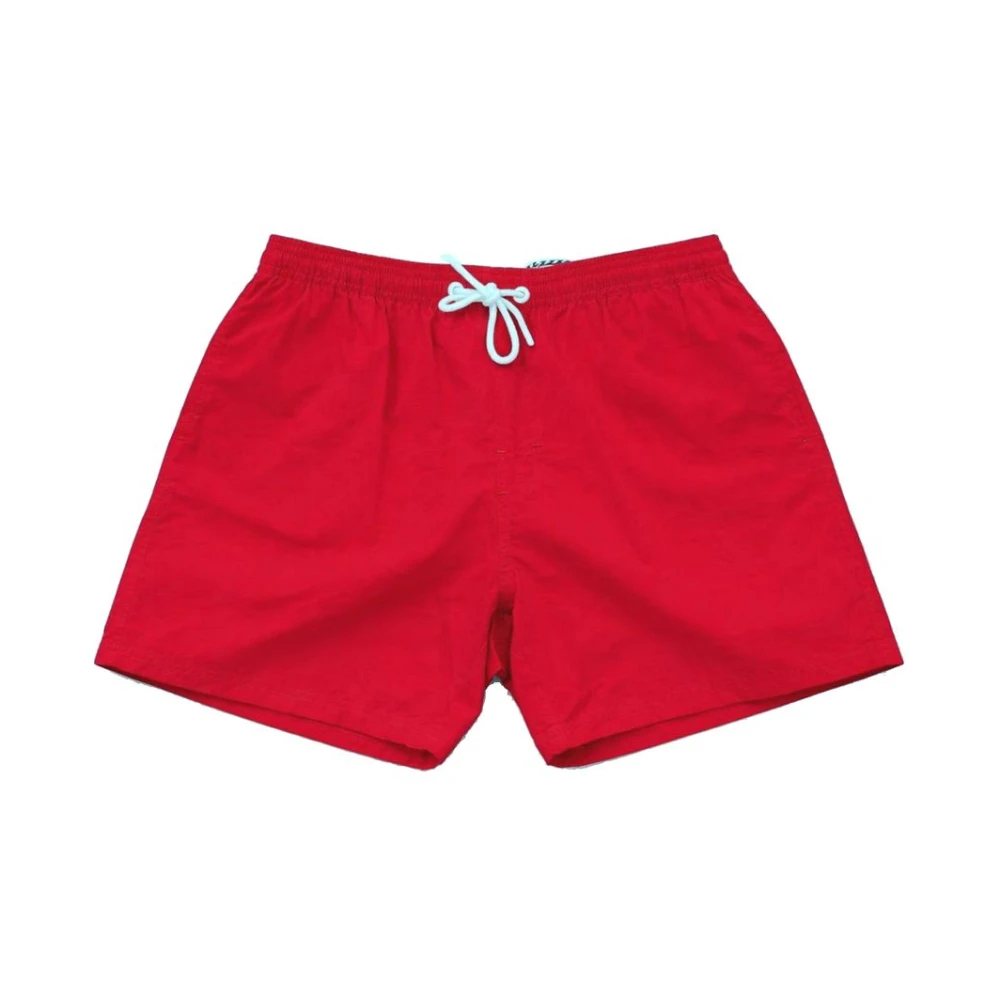 Aquascutum Mannelijk Rood Badmode Heren, 3XL, Polyester, Swim Shorts