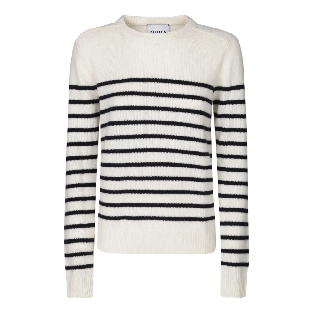 Kujten Kasjmier Trui met Lange Mouwen White Dames