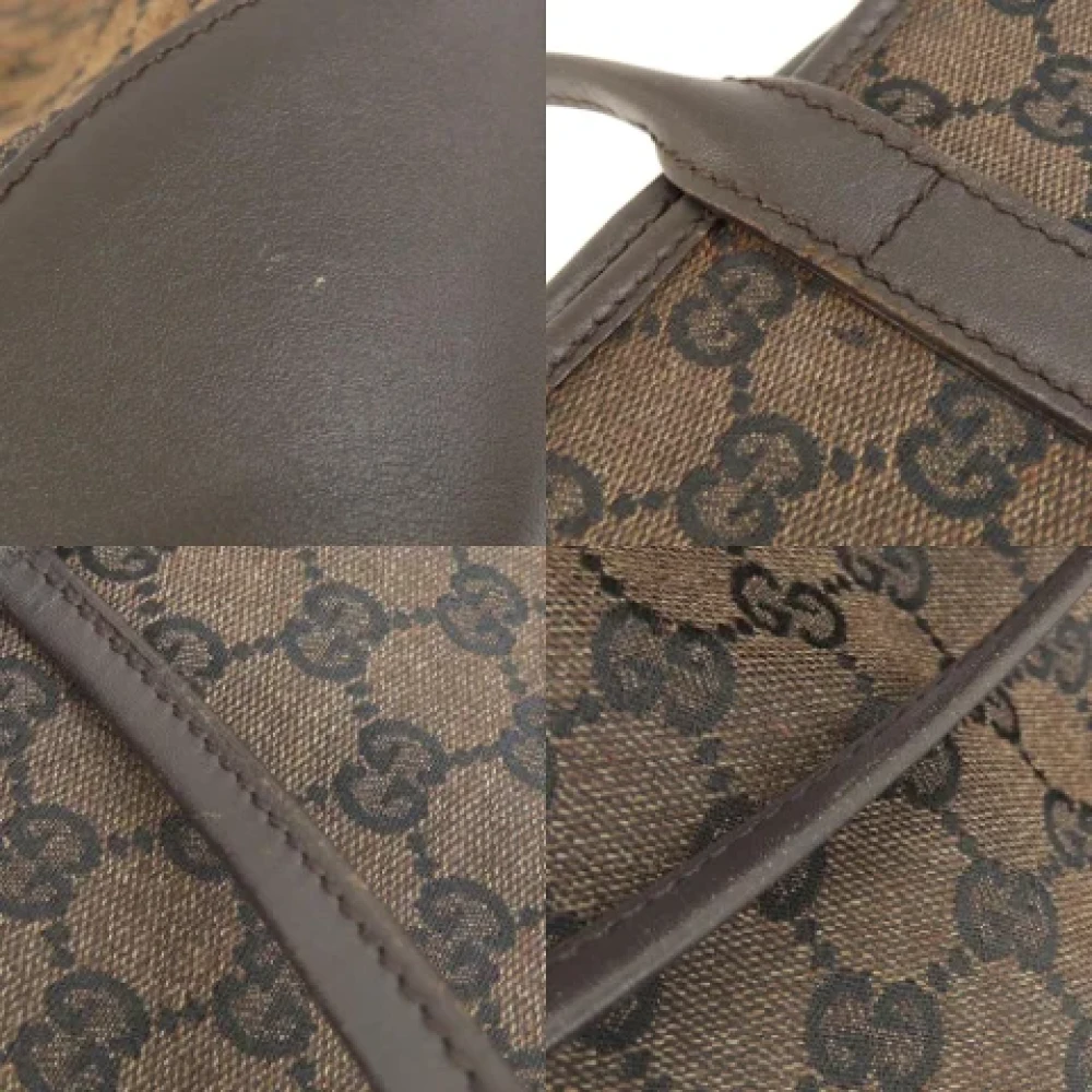 Gucci Vintage Pre-owned Canvas totes Brown Dames