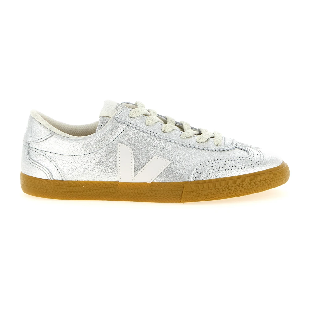 Veja Women's Gray Volley O.t. Leather Trainers - Sneakers - 4 Uk - Shoes