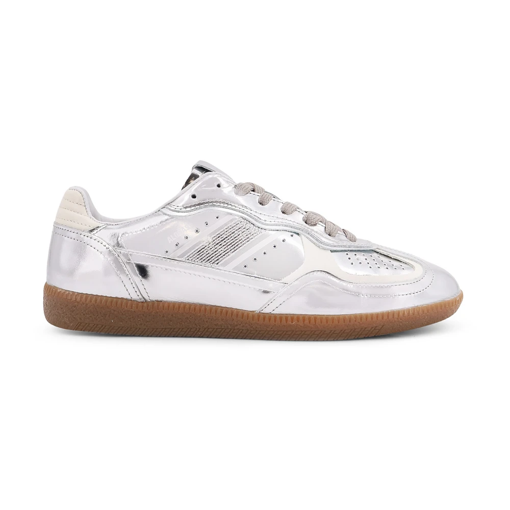 Alohas Trainers Womens Tb.490 Rife Shimmer Sneakers Metallic Silver Size UK 5. - Image 4