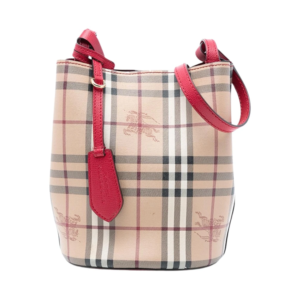 Burberry Vintage Women's Pre-Owned Patterned Bucket Bag