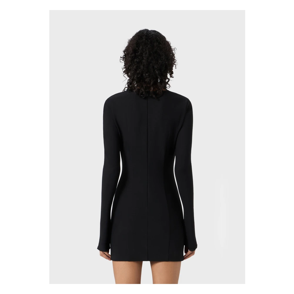 Blumarine Zwarte Jersey Jurk Black Dames