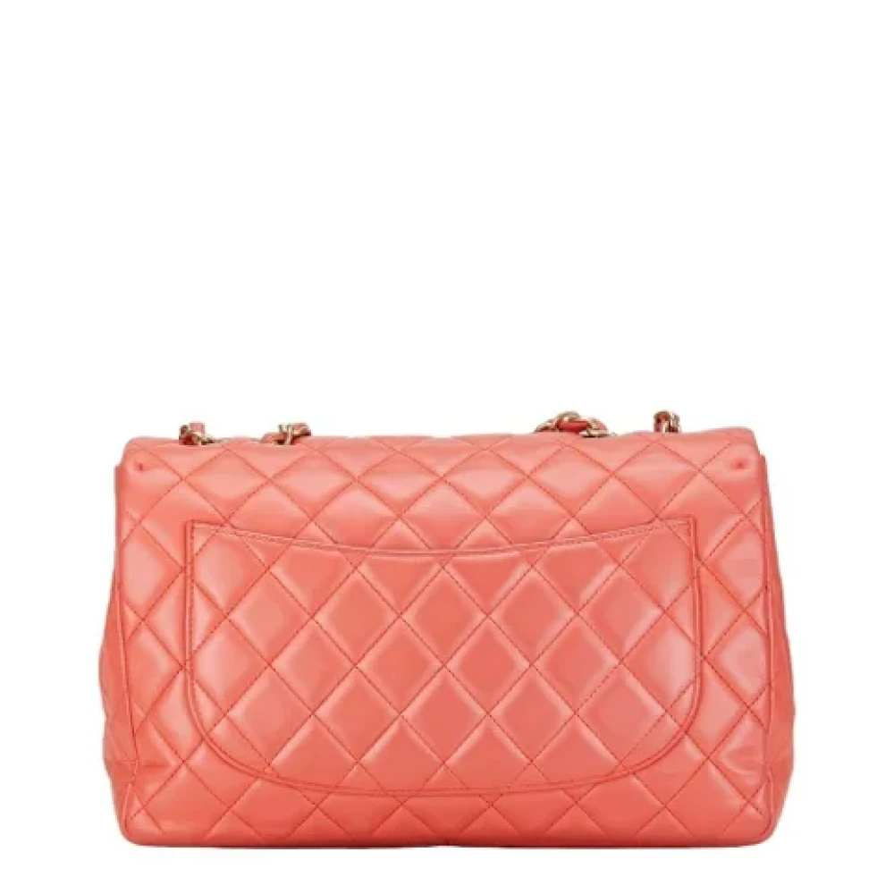 Chanel Vintage Pre-owned Leather chanel-bags Pink Dames