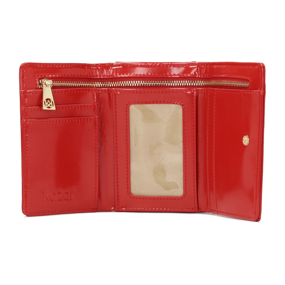 Kazar Compact rode portemonnee Red Dames