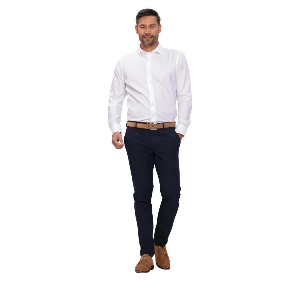 Profuomo Twill Hemd Weiß Größe 40 - Bild 5