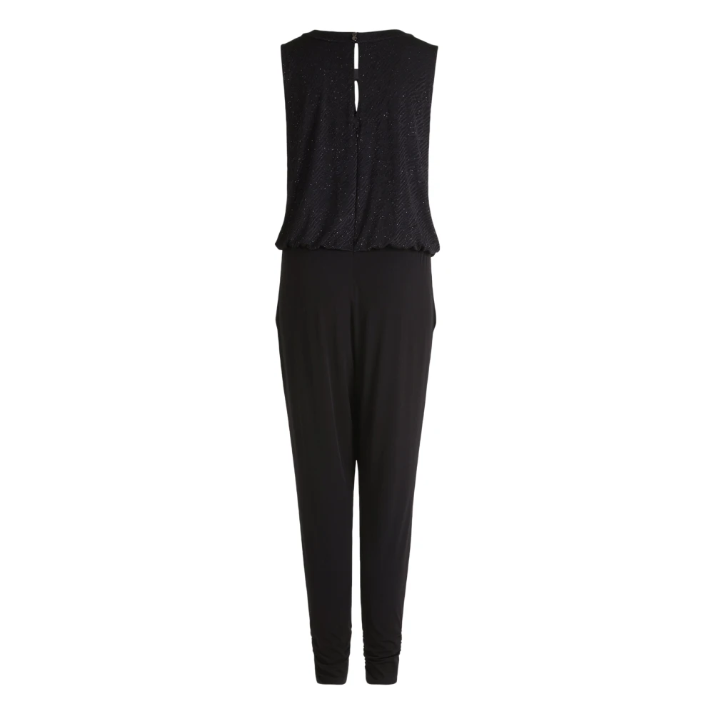 Vera Mont Glitter Mouwloze Jumpsuit Blue Dames
