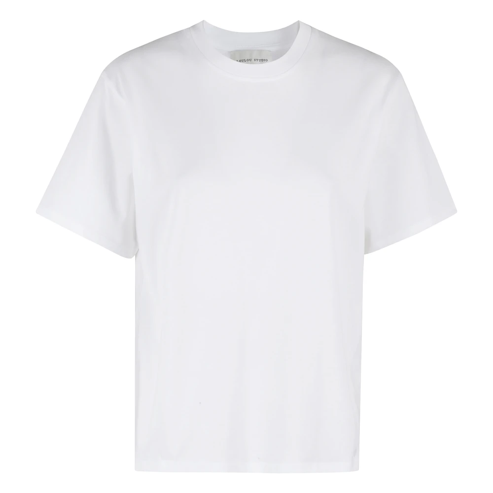 Loulou Studio Katoenen T-shirt Klassieke Stijl White Dames