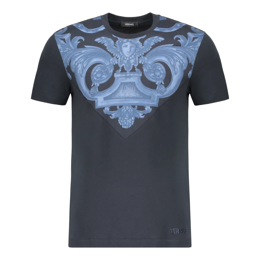 Versace - Tops > T-Shirts - Blue - Versace - Modalova