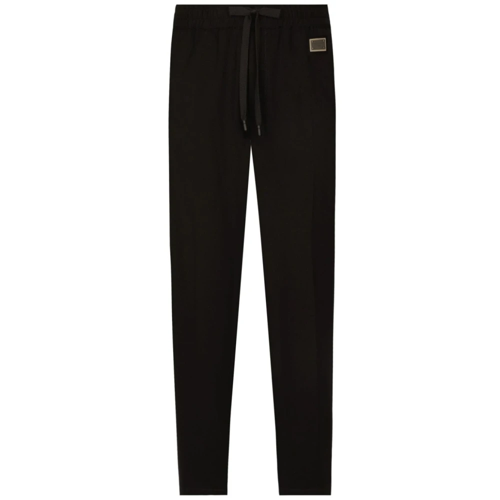 Dolce & Gabbana Zwarte Sweatpants 'Pantalone' voor Mannen Black Heren