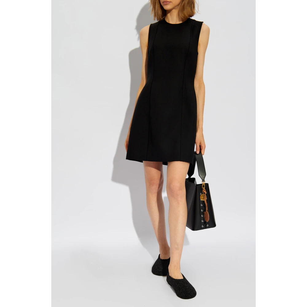 Stella Mccartney Mouwloze jurk Black Dames