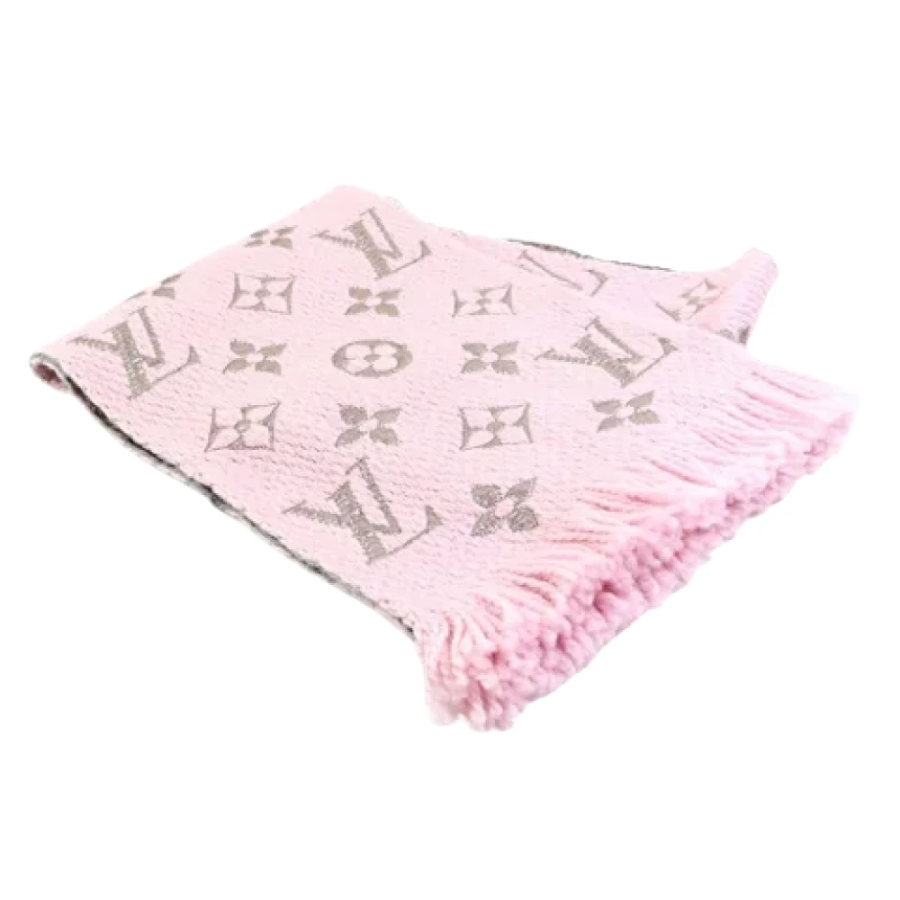 Louis Vuitton Vintage Pre-owned Silk scarves Pink Dames