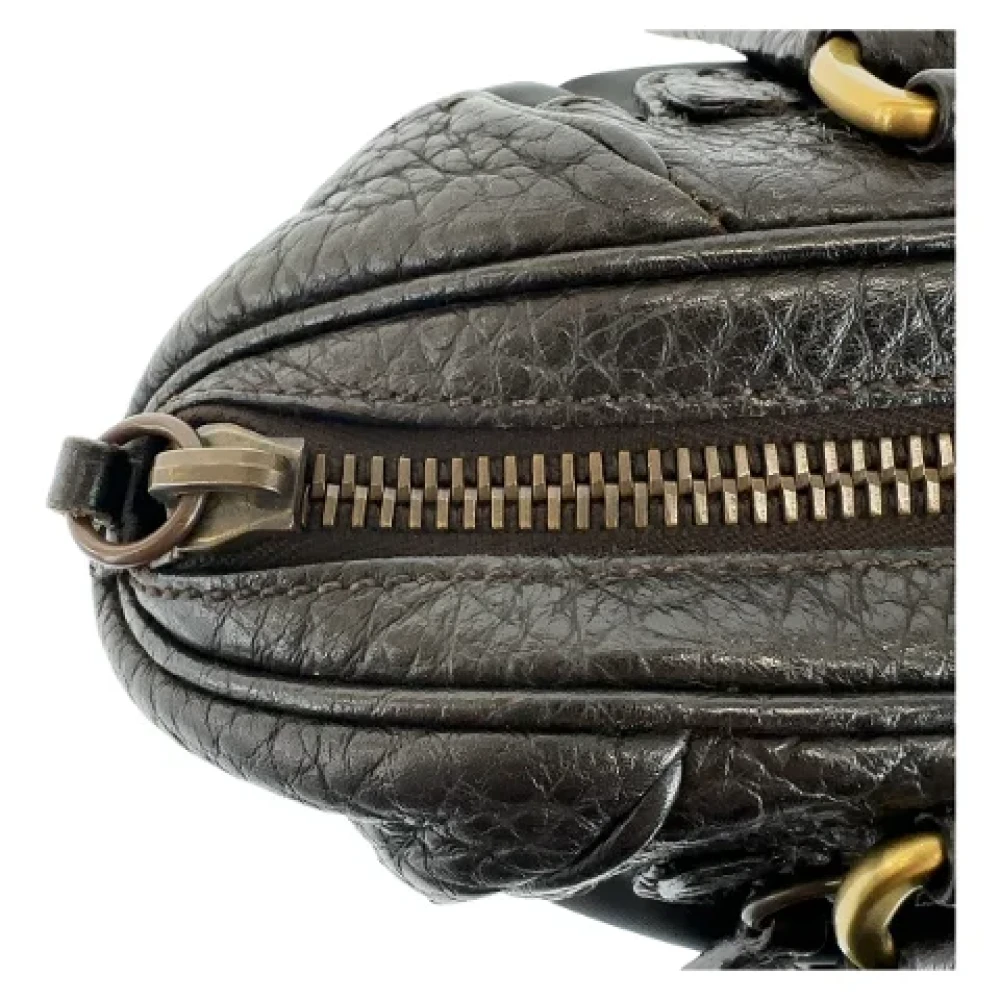 Prada Vintage Pre-owned Leather crossbody-bags Brown Dames
