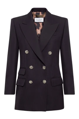 Wool Marine Fit Blazer
