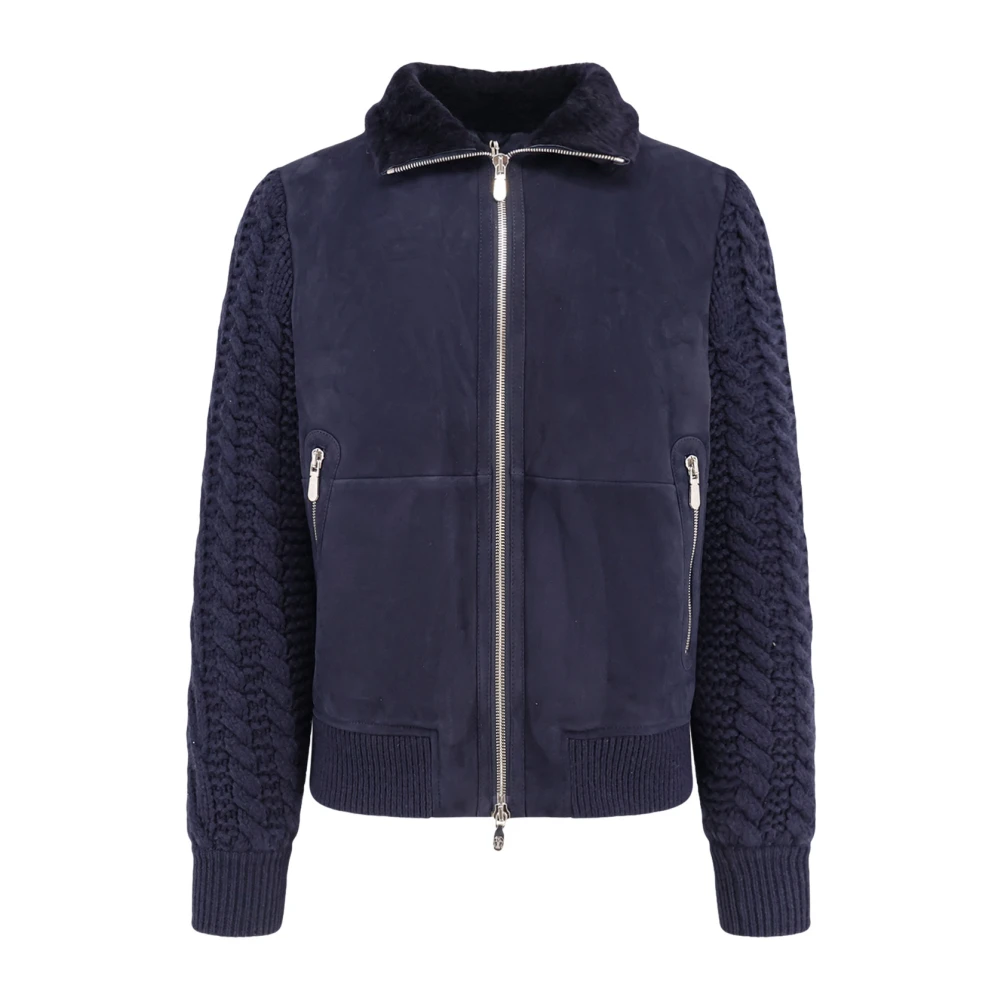 Jackets > Leather Jackets - - Brunello Cucinelli - Modalova