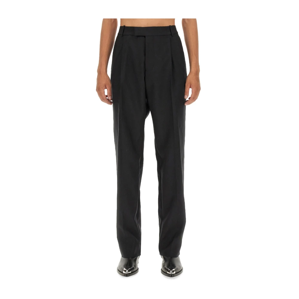 Alexander mcqueen Wollen Pak Broek Black Heren