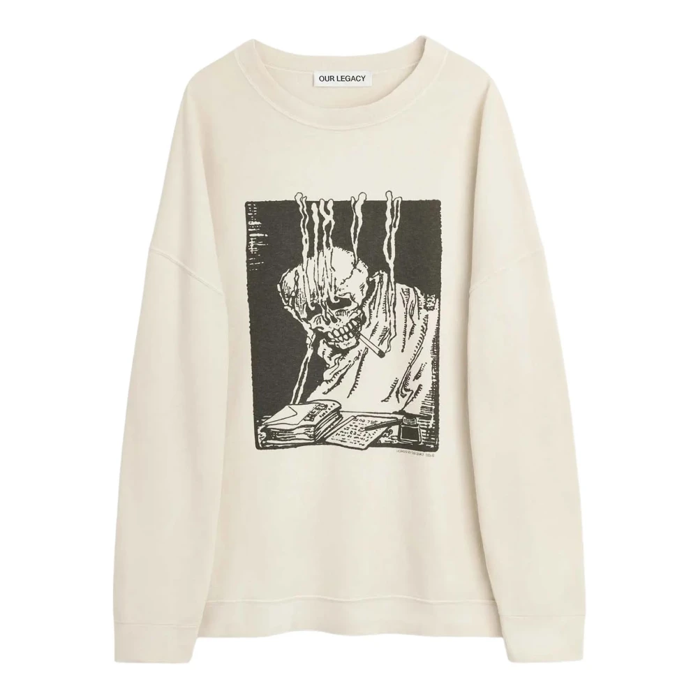Our Legacy Men's Beige Slack Sweatshirt - Sweatshirts - Xl - Sweatshirts & Hoodies