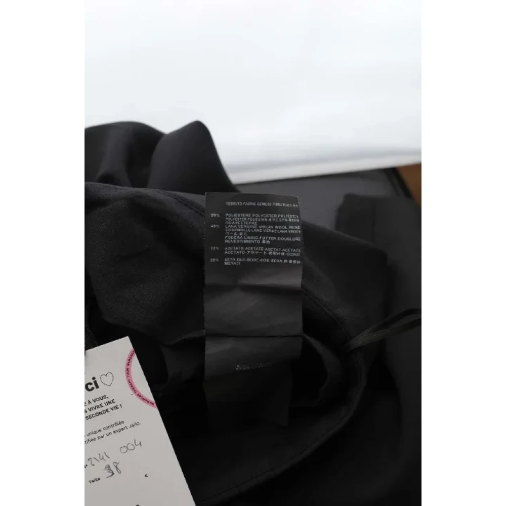 Balenciaga Vintage Pre-owned Polyester bottoms Black Dames
