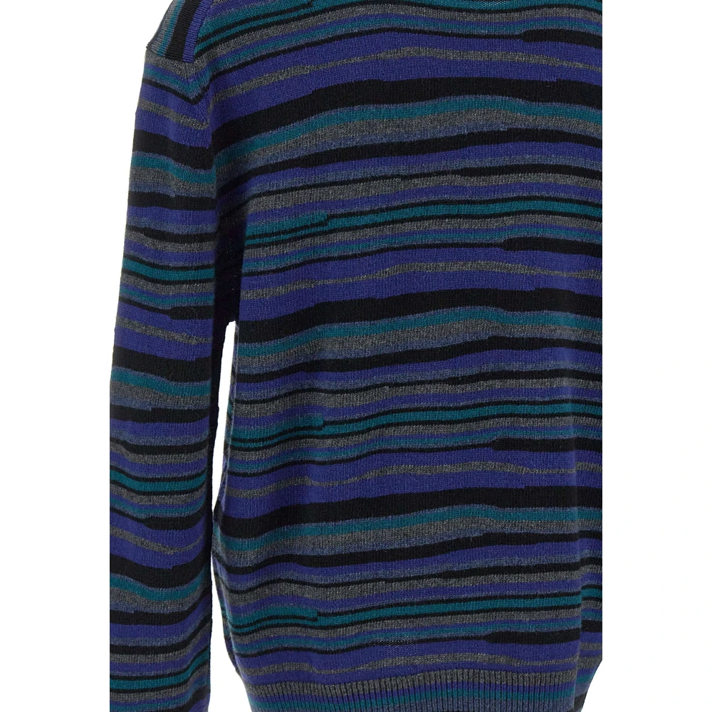 Paul Smith Gestreepte wolmix trui met ronde hals Multicolor Heren