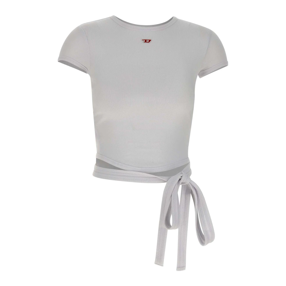 Diesel Women's White T-Shirts, L, T-Bunny-Tail T-Shirt