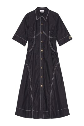 black-cotton-poplin-shirt-dress