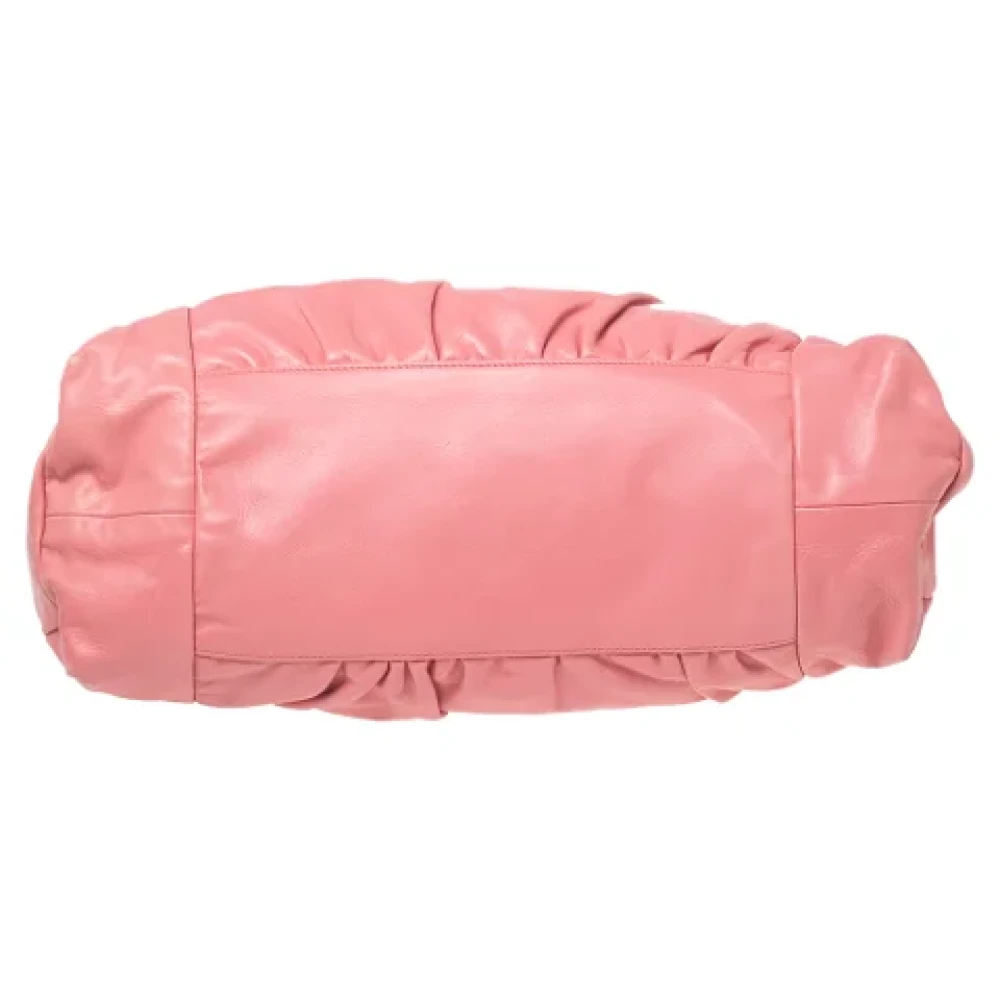 Gucci Vintage Pre-owned Leather gucci-bags Pink Dames