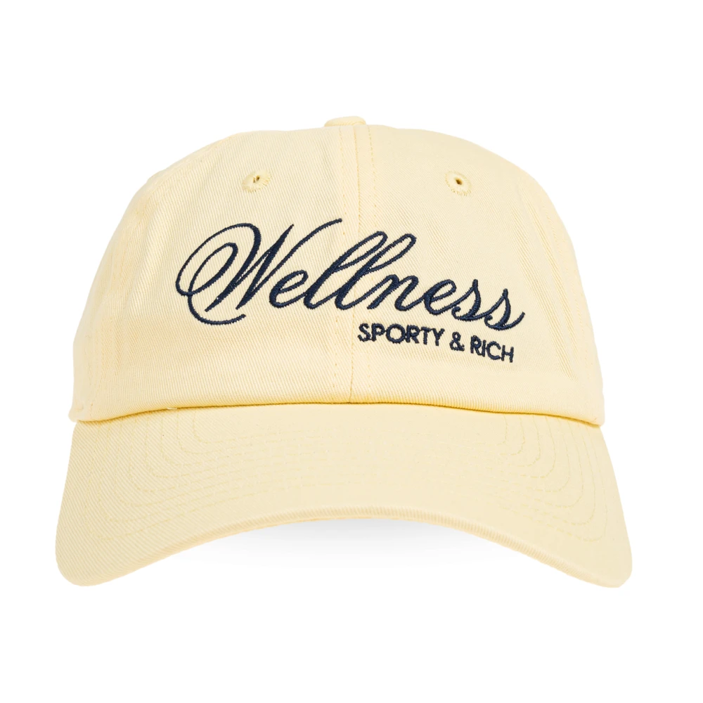 Sporty & Rich Baseball cap Yellow Unisex