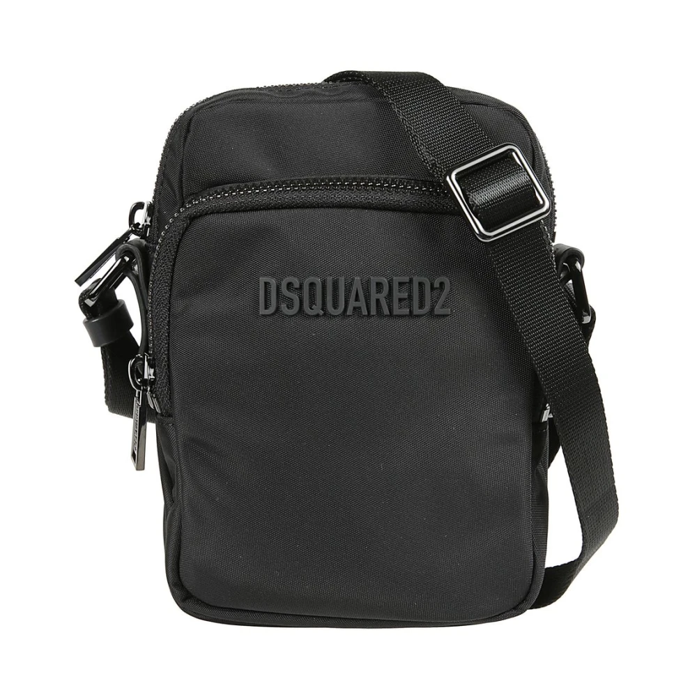 Dsquared2 Stijlvolle Marsupio Tas voor Dagelijks Gebruik Black Heren