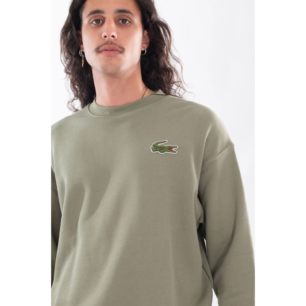 Lacoste Gezellige Croc Fleece Sweatshirt Green Heren