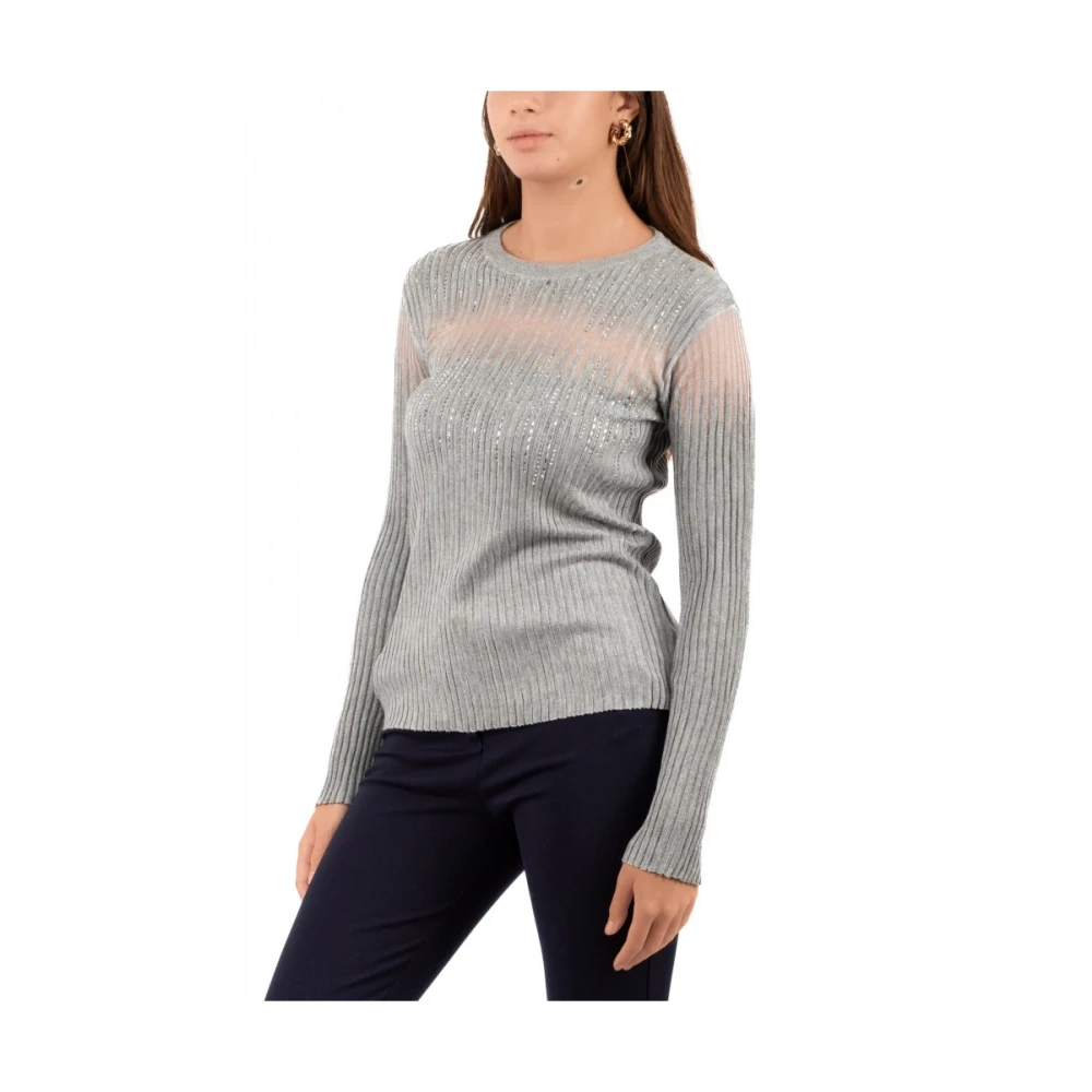 Luckylu Damesmode Top Gray Dames