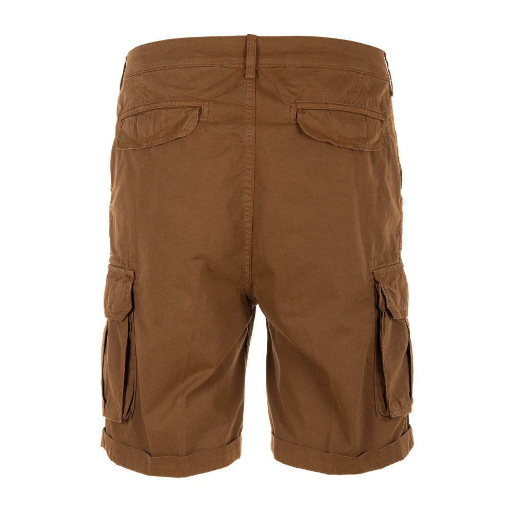 40Weft Cargo Bermuda Shorts voor Mannen Brown Heren