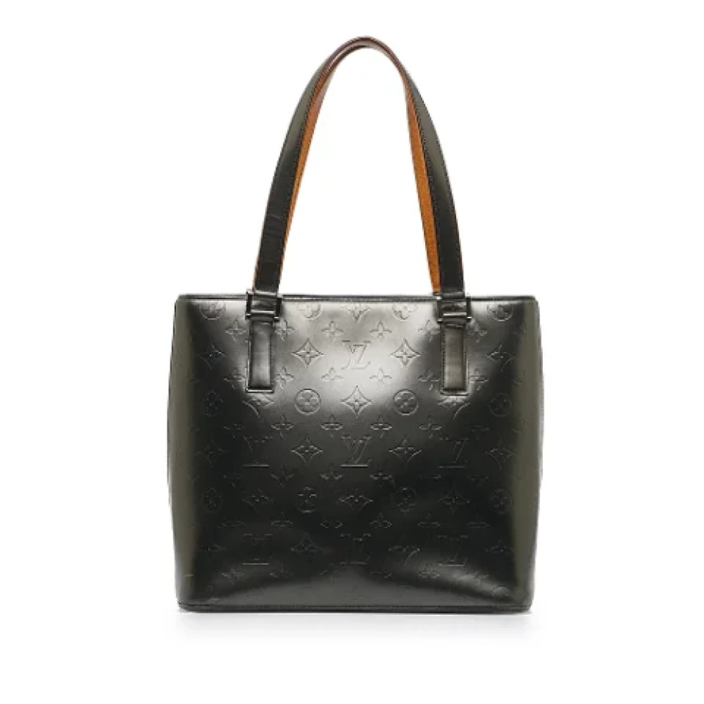 Louis Vuitton Vintage Pre-owned Leather totes Gray Dames