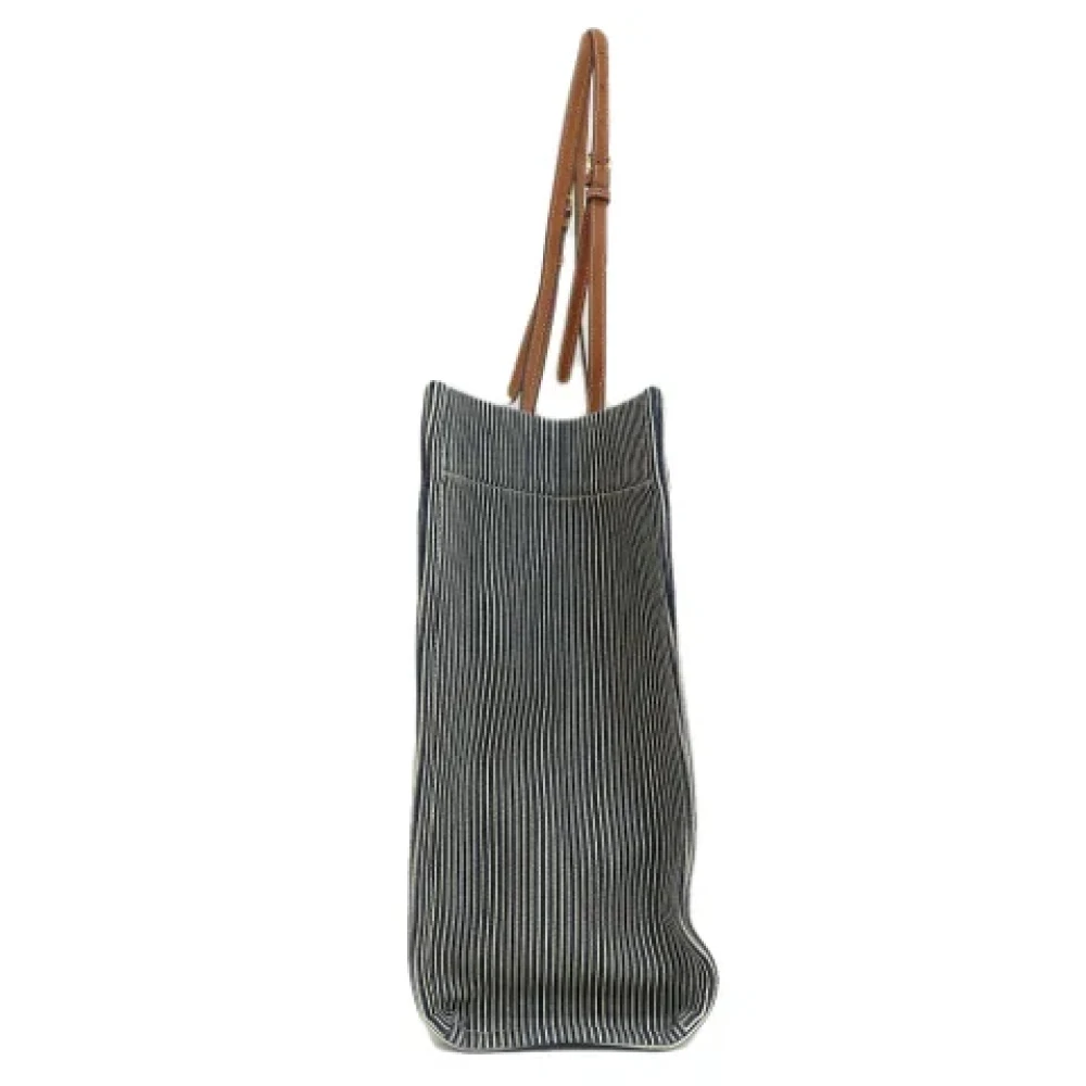 Celine Vintage Pre-owned Canvas shoulder-bags Blue Dames