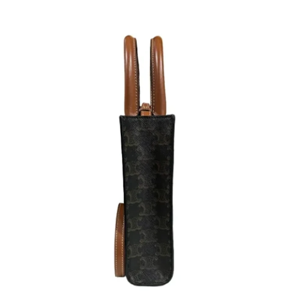 Celine Vintage Pre-owned Coated canvas celine-bags Black Dames