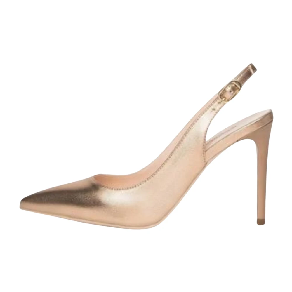 Nerogiardini Brown Slingback Pointed Pump - Female - Pumps - 8 Uk - Shoes