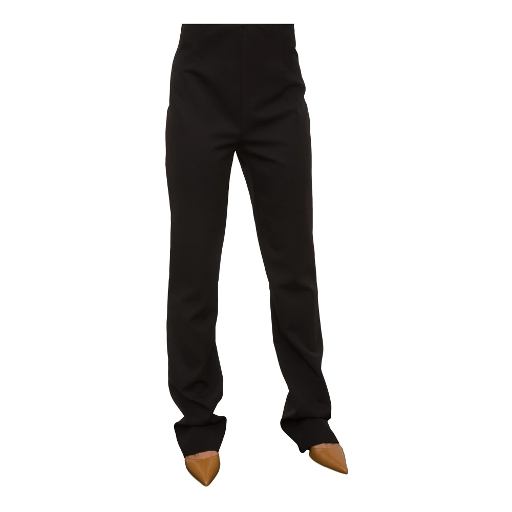 PATRIZIA PEPE Zwarte Broek Elegante Stijl Black Dames
