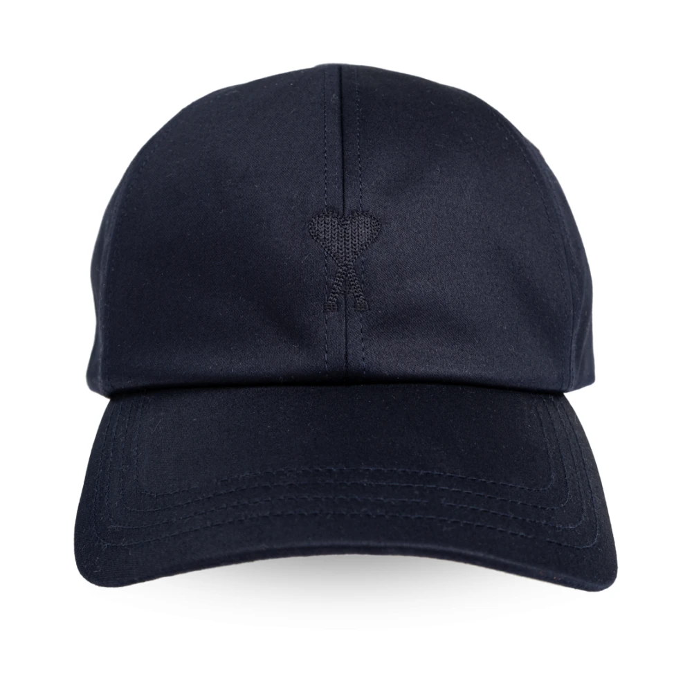 Ami Paris Pet met Logo Blue Unisex