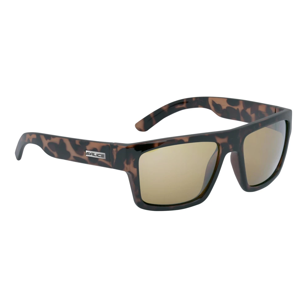 Salice Unisex Brown Sunglasses, One Size, Bronze Polarflex Cat Sunglasses