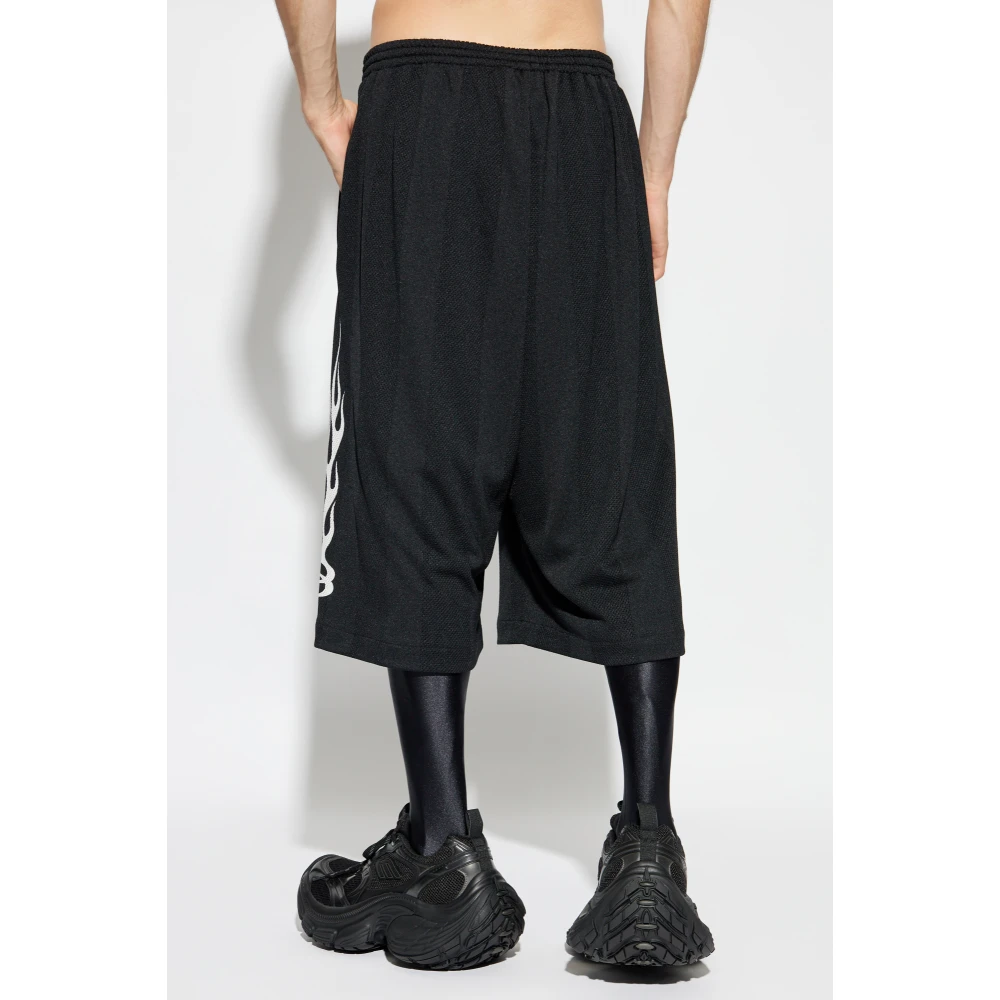 Balenciaga Logo shorts Black Heren