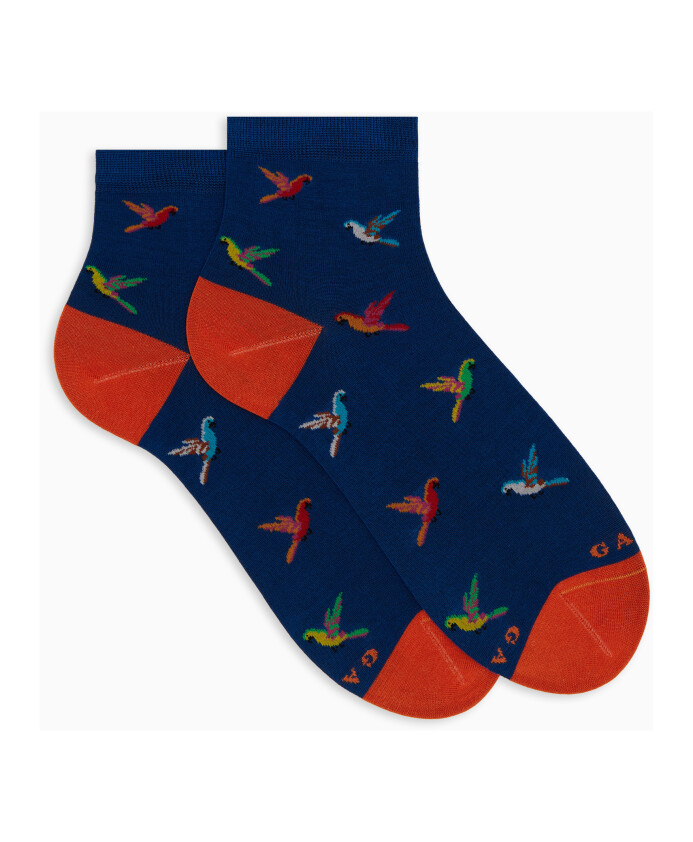 chaussettes-courtes-en-coton-bleu-a-motif-perroquet-pour-femmes
