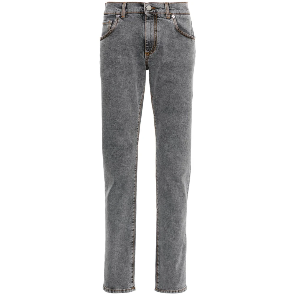 ETRO Slim-fit Jeans Gray Heren