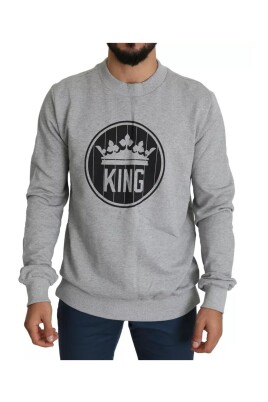 crown-king-print-cotton-pullover-sweater