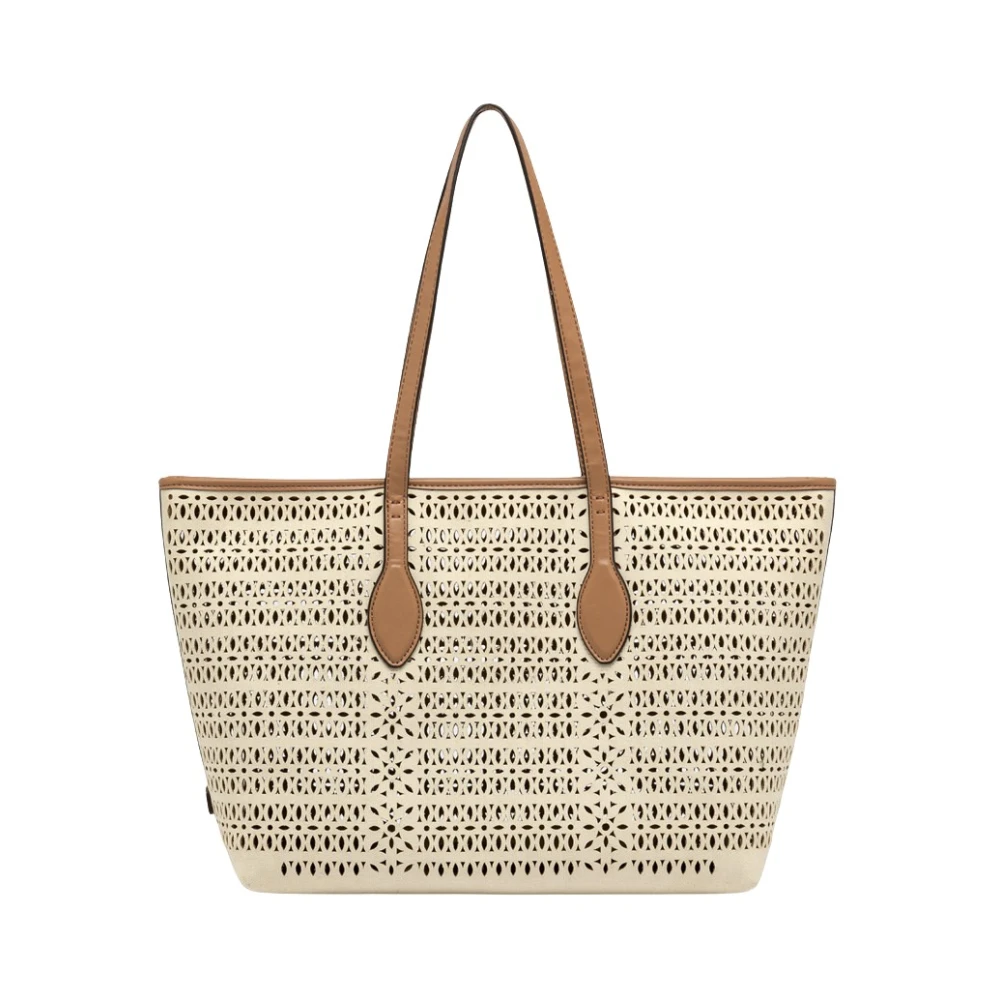 Gianni Chiarini Women's Beige Shopping Bags, One Size, Shopping Mashup