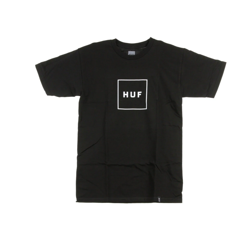 HUF Essentials Box Logo T-Shirt Black Heren
