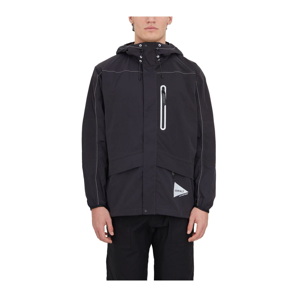 Gramicci Winddichte Patchwork Jas Black Dames