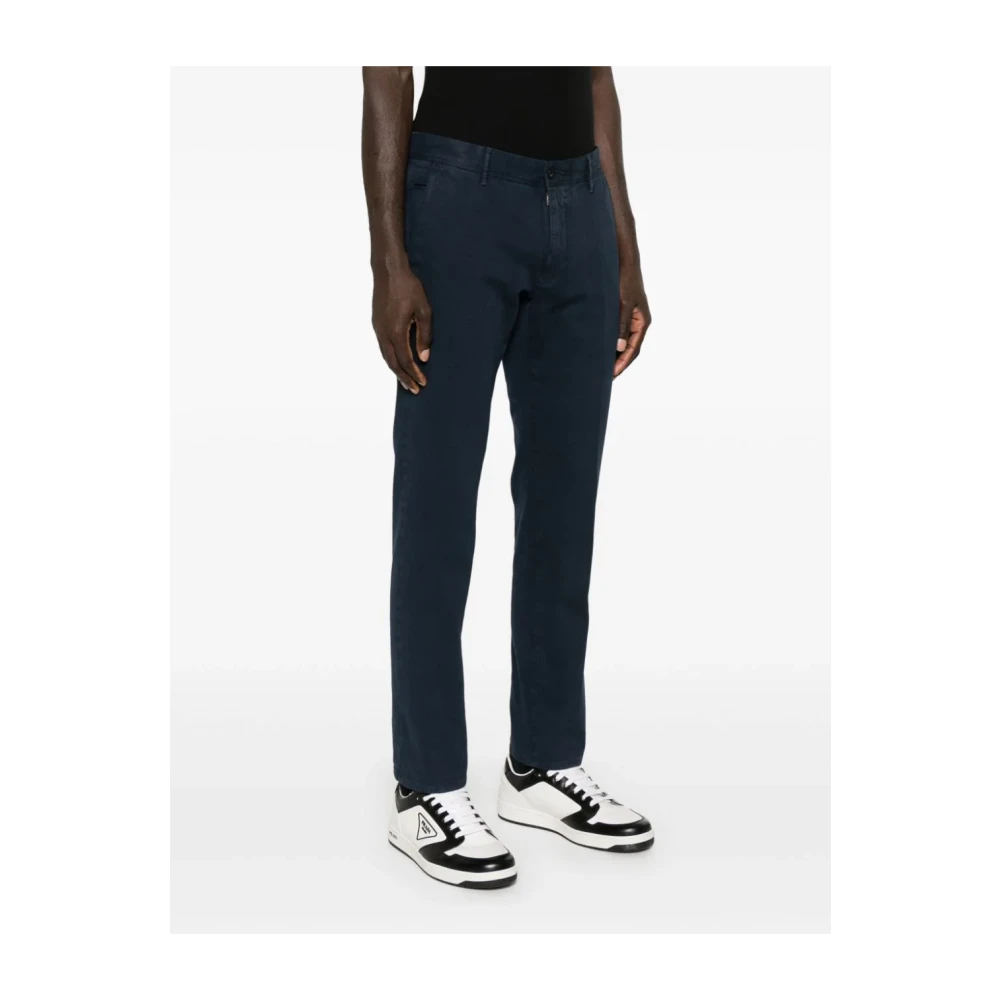 Incotex Aardebruine Piqué Weef Broek Brown Heren