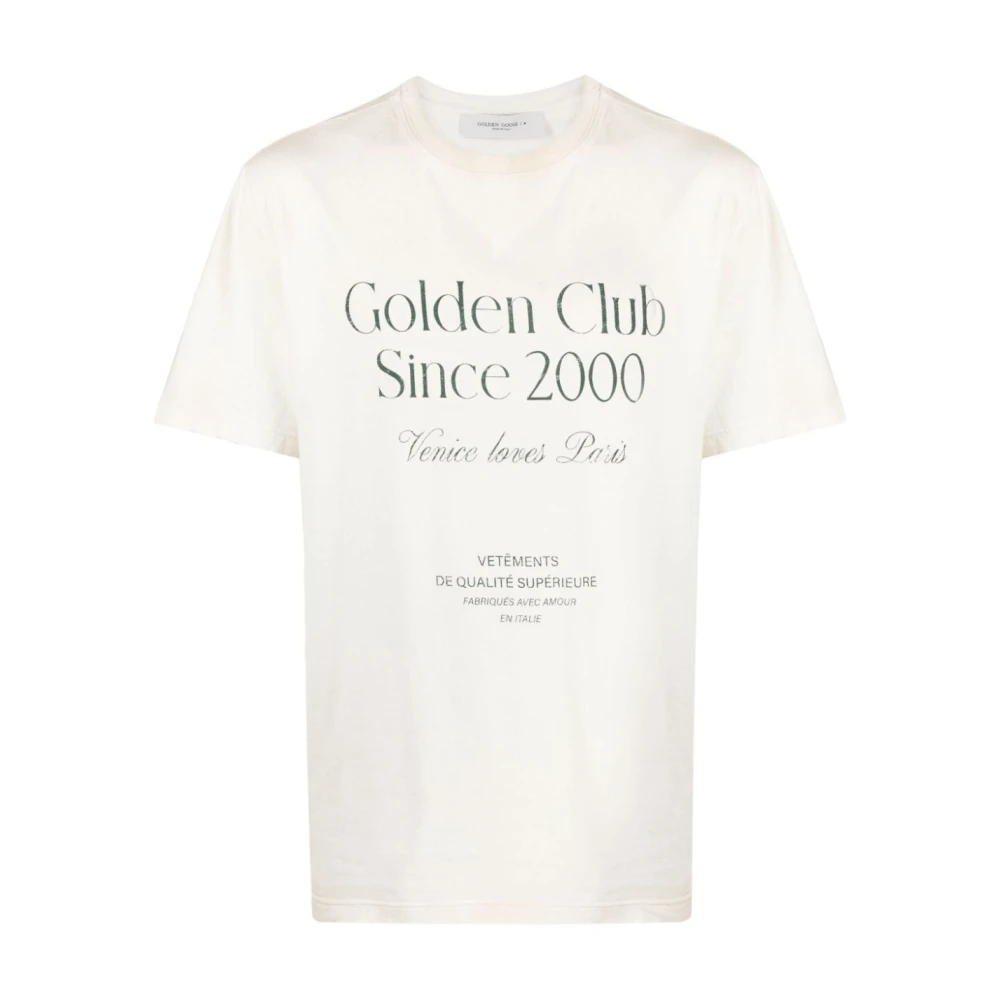 Golden Goose Journey T-shirt i vitt White, Herr