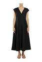 robe-en-viscose-sans-manches-evasee-col-en-v