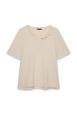 Bomullst-shirt med tryck